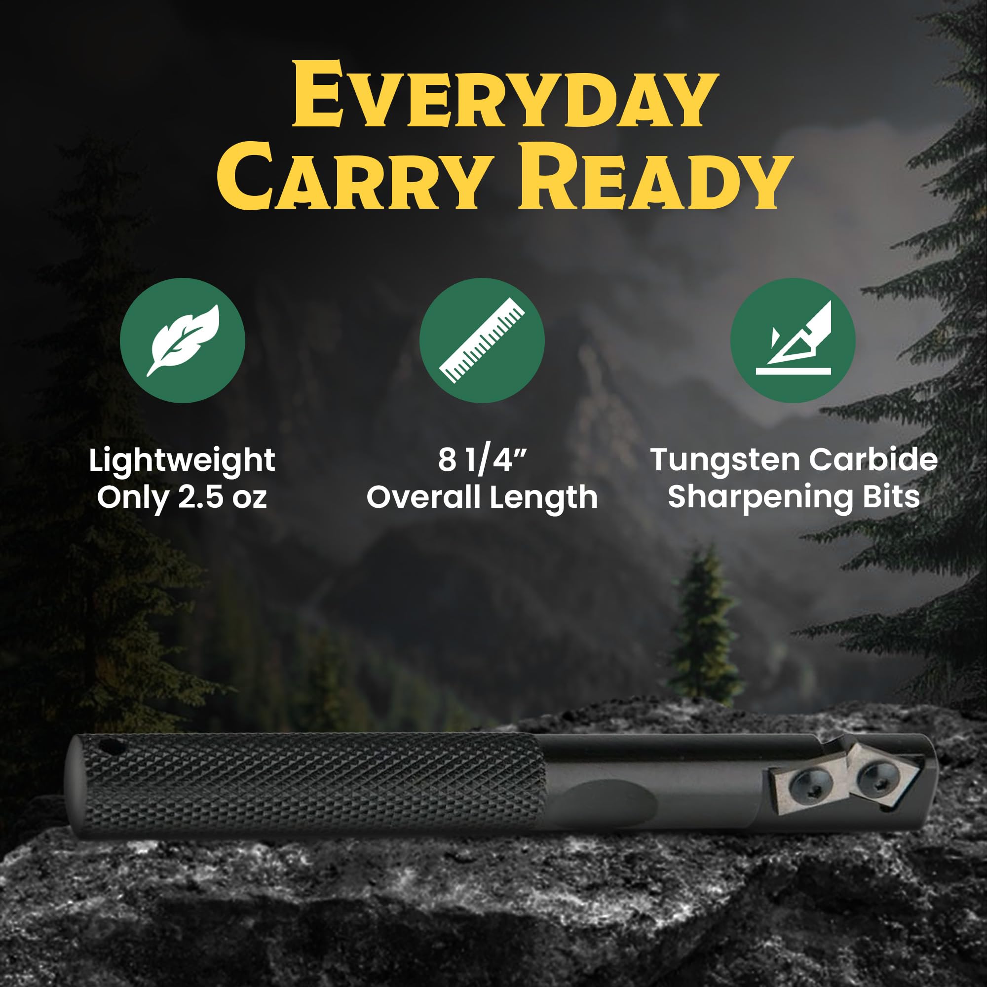 Gatco Edgemate tungsten carbide surface close-up highlighting durable sharpening power