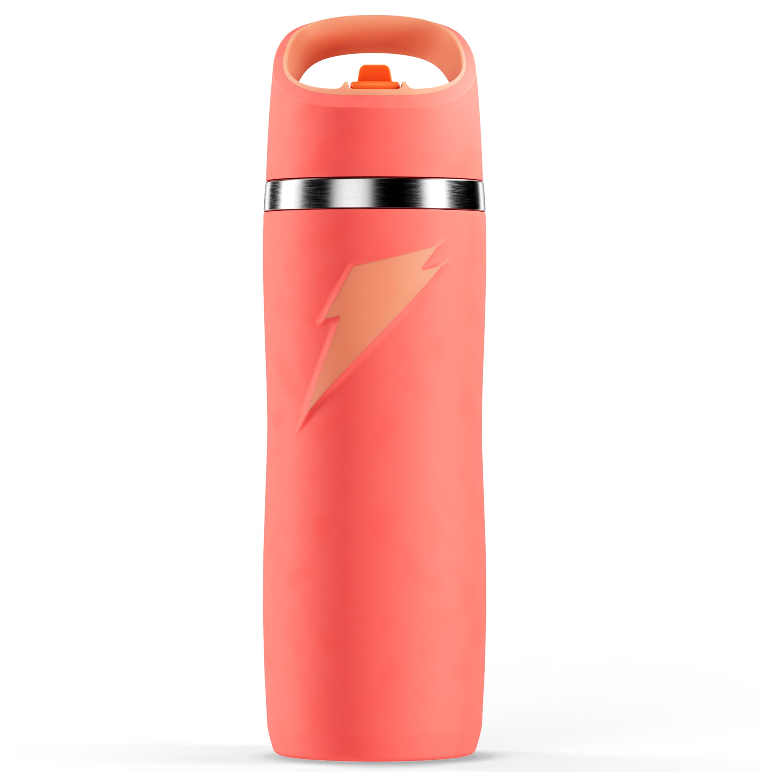 Gatorade Overtime 22oz stainless bottle with dent-resistant shell for daily hydration.