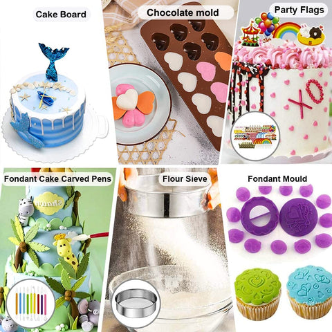 Gawren-H&E cake serving spatula set enhances cleanup and serving.