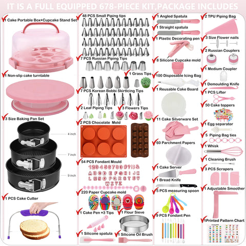 Gawren-H&E cake turntable enables smooth, precise icing and elegant finishes.