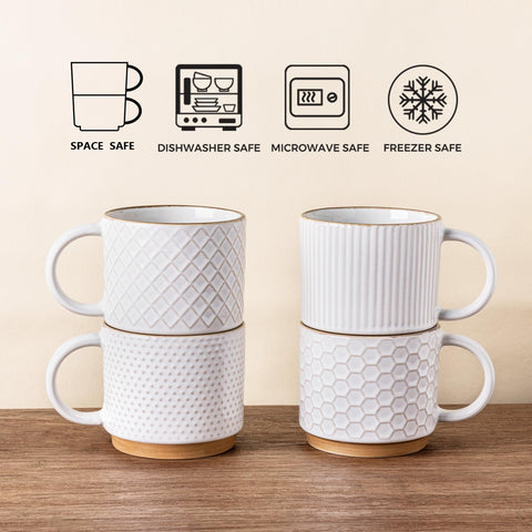 GBHOME 12oz mug great for latte, cappuccino, or cocoa.