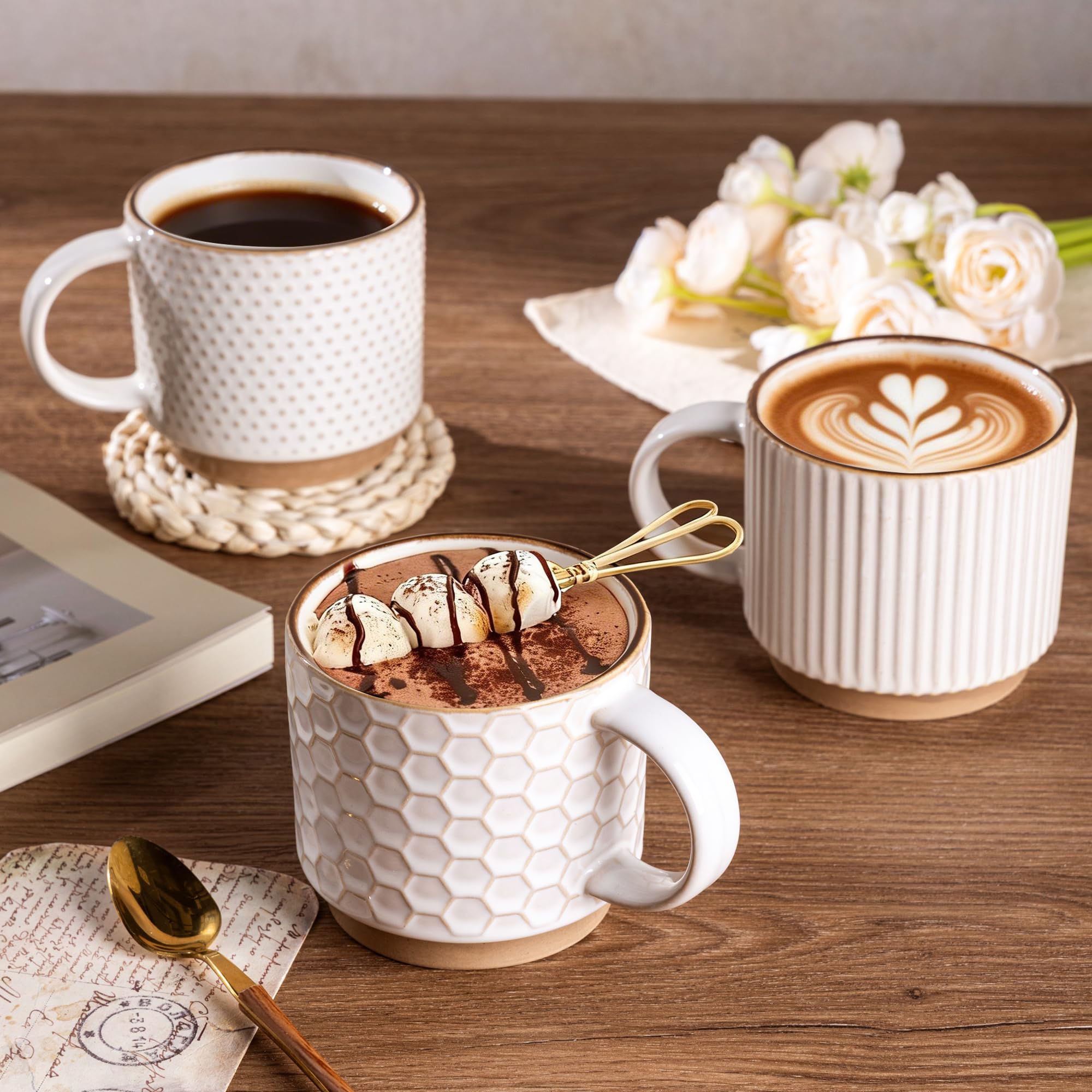 GBHOME dishwasher and microwave safe mug for easy cleanup.