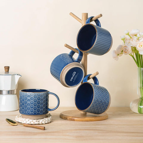 GBhome durable ceramic mugs are chip-resistant for everyday use