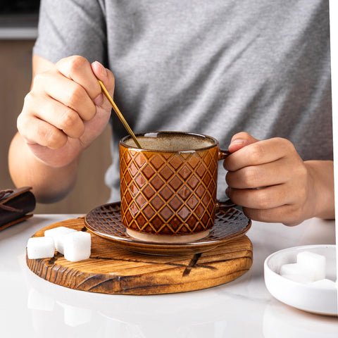 GBhome 6 oz espresso/cappuccino mug, ideal for café-style drinks at home.