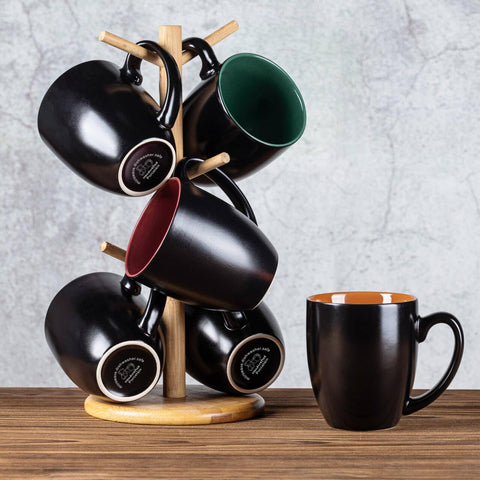 GBhome large 16oz mugs for coffee, latte, tea