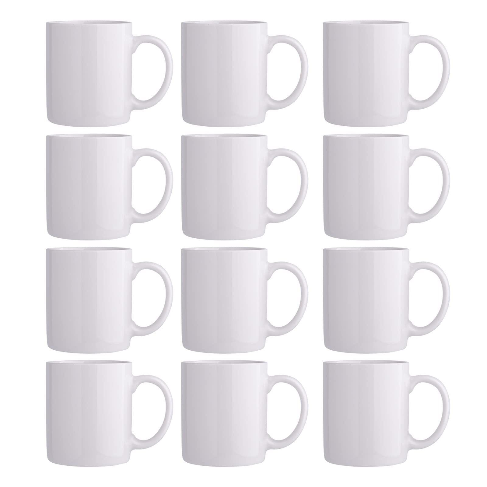 GBHOME off-white coffee mug set viewed from front for balanced daily use