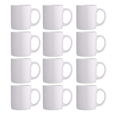 GBHOME off-white coffee mug set viewed from front for balanced daily use
