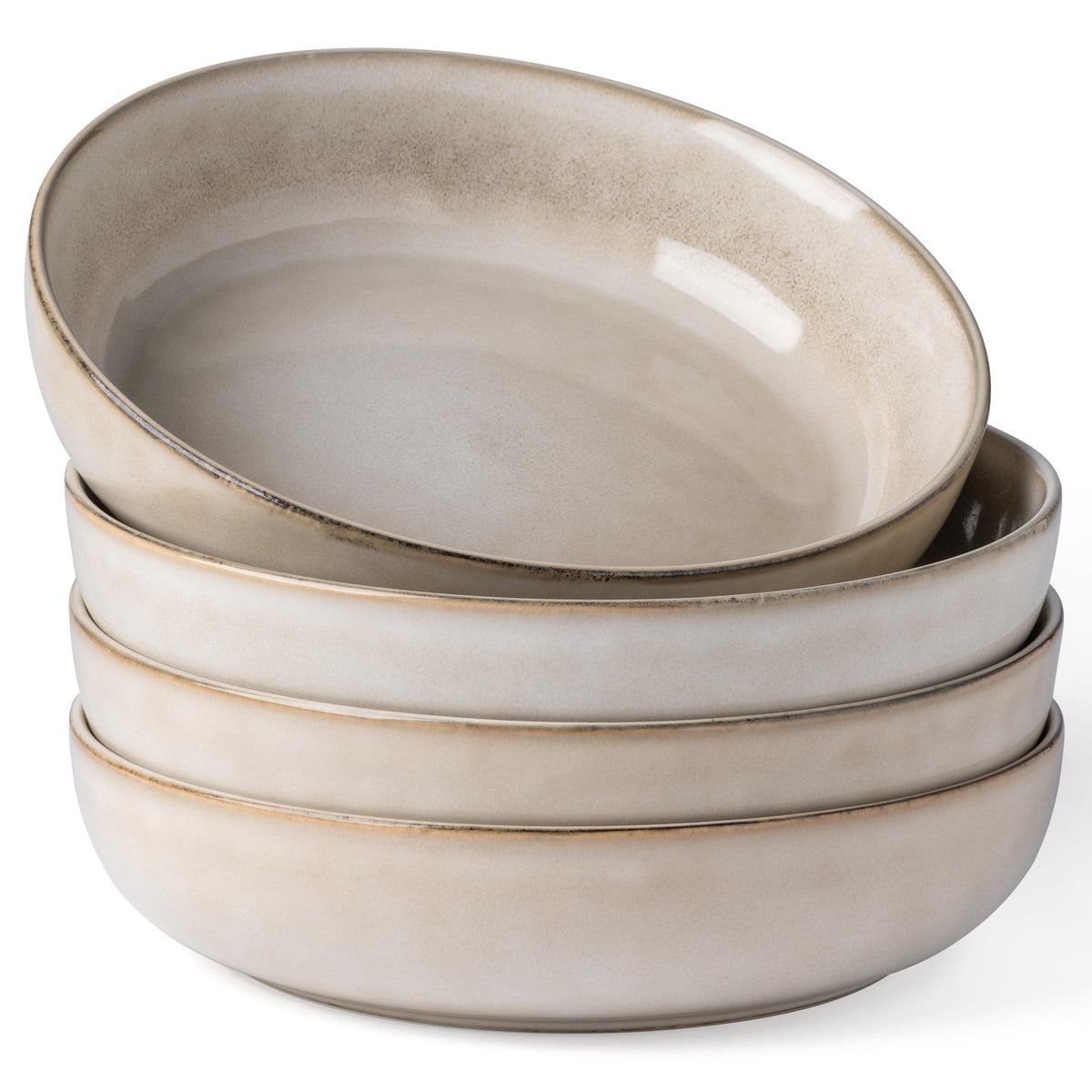 GBHOME pasta bowls with reactive glaze offer a unique finish and elegant presentation.