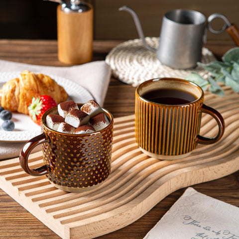 GBhome stackable mug design saves cabinet space and keeps countertops tidy.