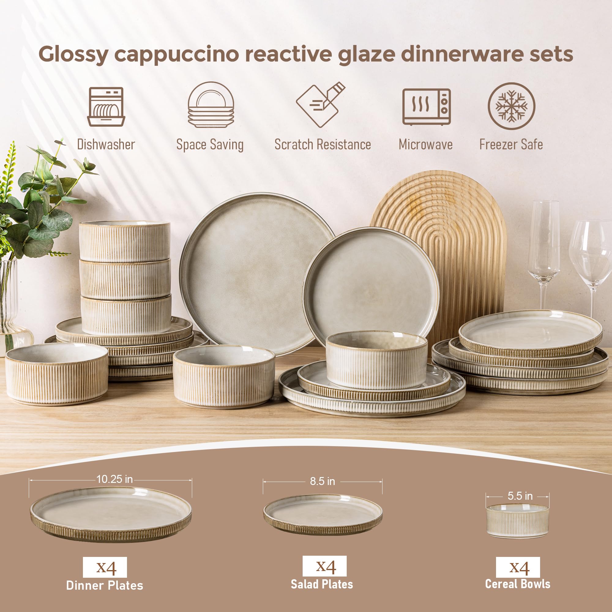 GBHOME service for 4 – complete 12-piece set ready for family dinners.