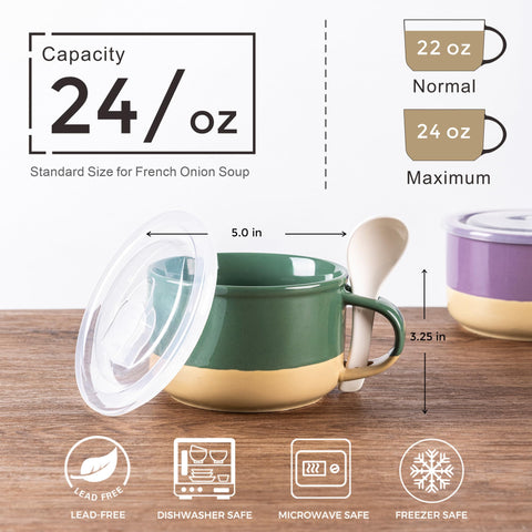 GBhome terracotta-glaze mug set adds rustic style to meals.