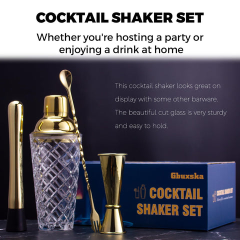 Gbuxska muddler and stirring spoon for complete cocktail prep.