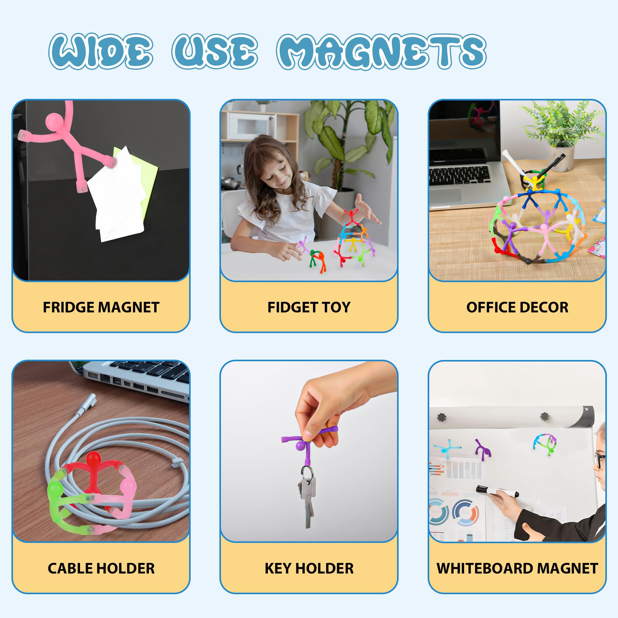 GBYMIUY vibrant mix of colors brightens any kitchen or classroom display