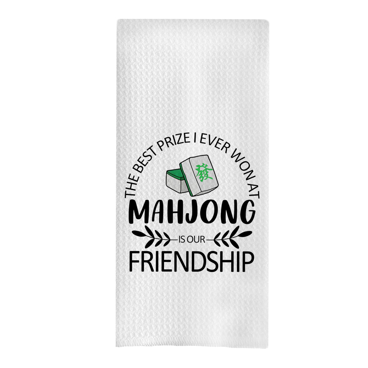 GCFET Mahjong gifts kitchen towel with decorative pattern, ideal for kitchen decor.