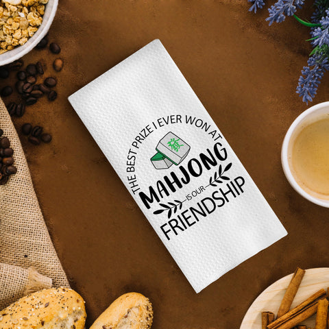 GCFET Mahjong gifts tea towel serves as a charming bathroom or kitchen accent.