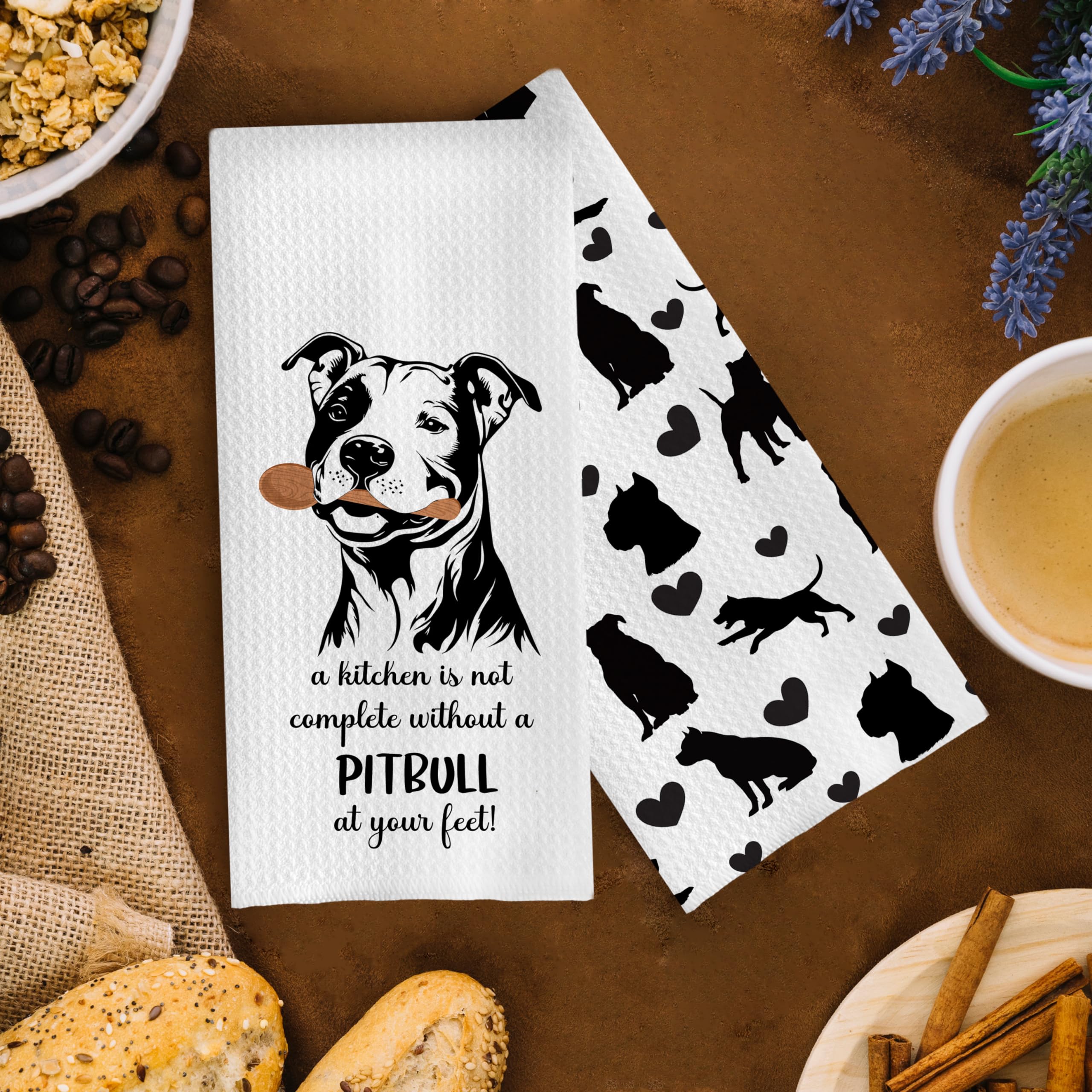 GCFET Pitbull Kinchen towels set outdoor-use ready for travel or picnic