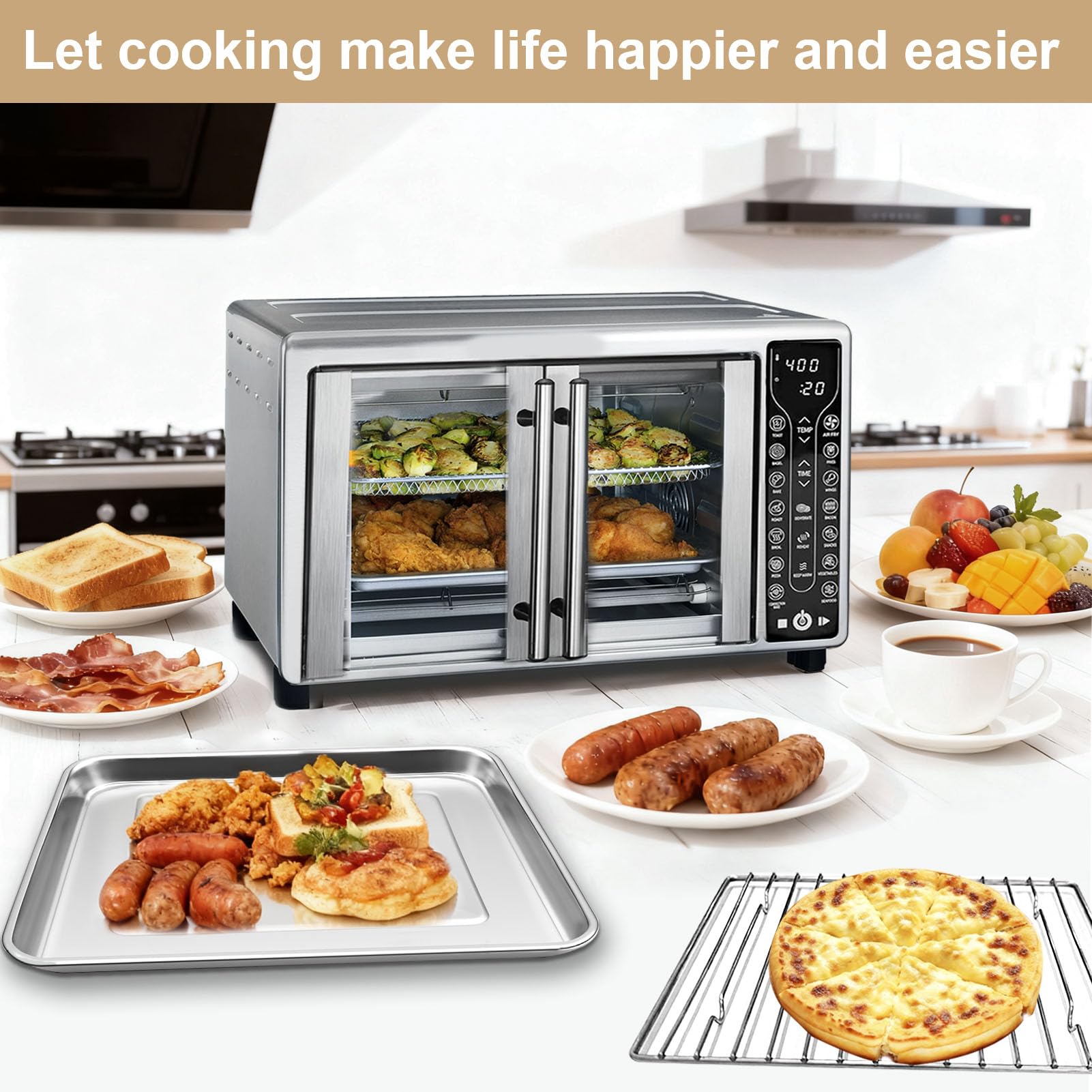 GCQFZ setup for healthy cooking with versatile uses for veggies and meats