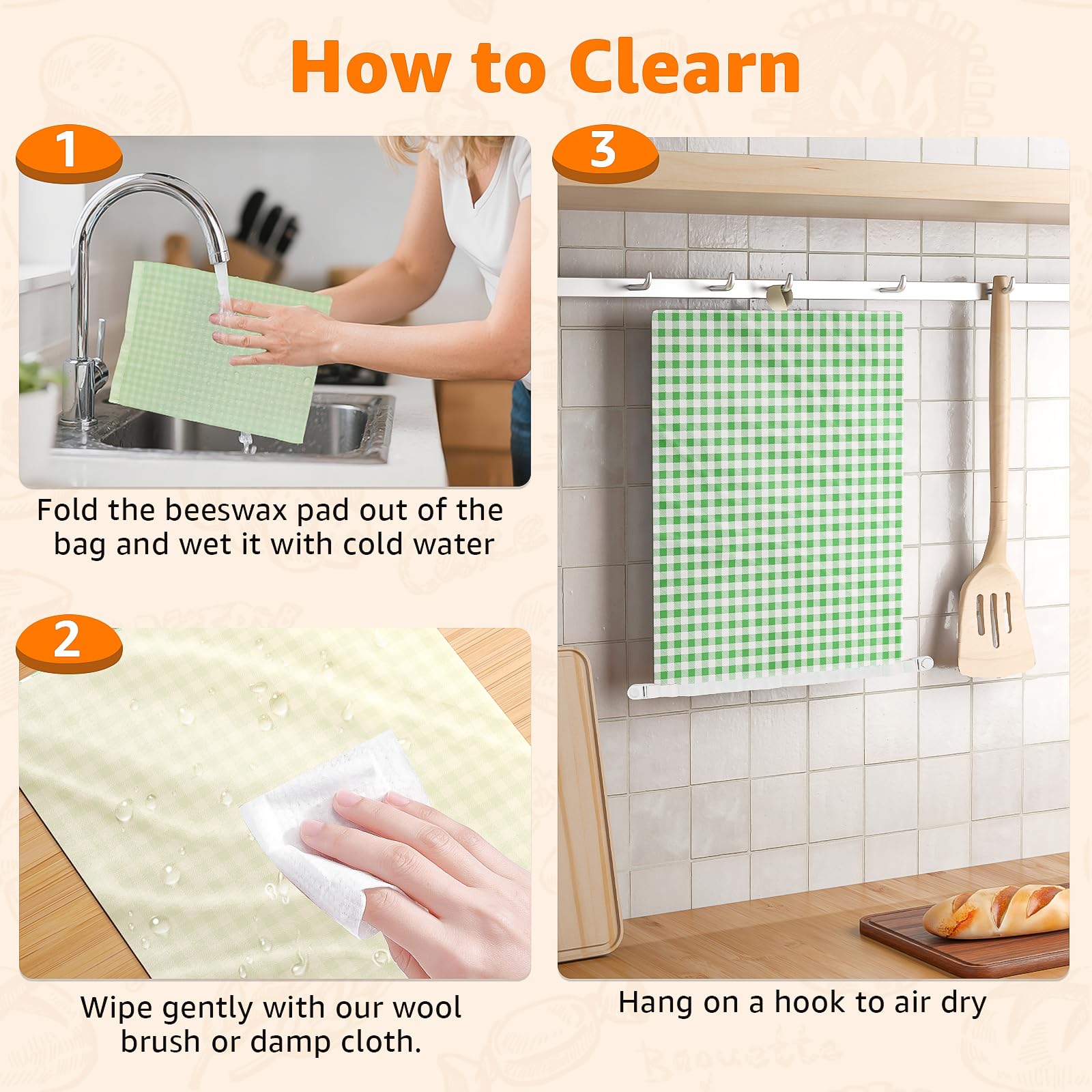 GCTGCT easy-clean care: rinse with cool water and air-dry fully before reuse