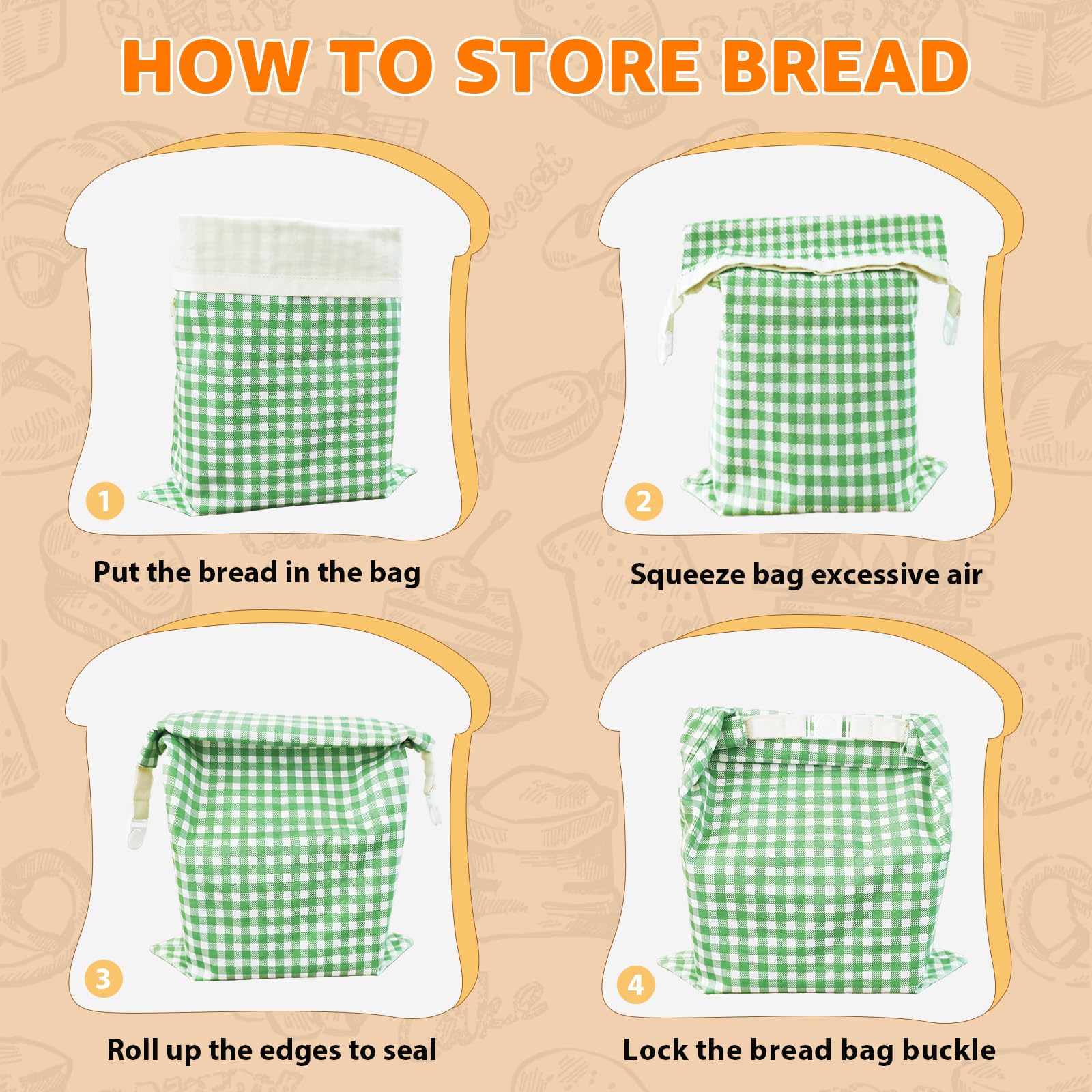GCTGCT freezer-safe bag with roll-down edge for compact storage and travel use