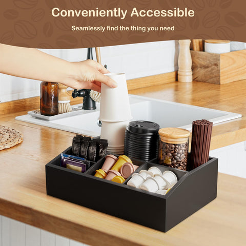 GCWSTJK coffee pod holder storage basket kcup highlights easy pod access.