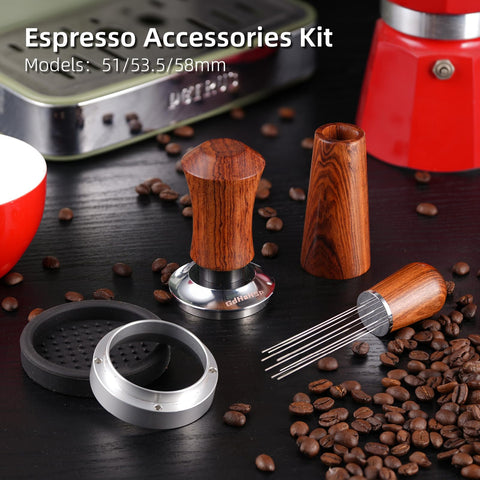 GdHaHSP 51/53.5/58mm compatibility broadens your portafilter options.