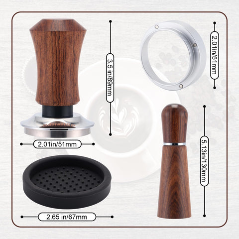 GdHaHSP tamper mat protects counters and makes tamping cleaner.