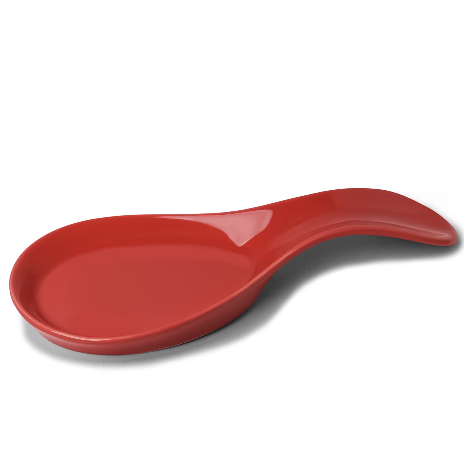 GDCZ red porcelain spoon rest adds a stylish accent to any kitchen