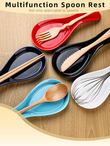 GDCZ spoon rest set in a bright red kitchen scene