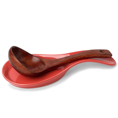 GDCZ elegant red spoon rest at a cafe or party setting