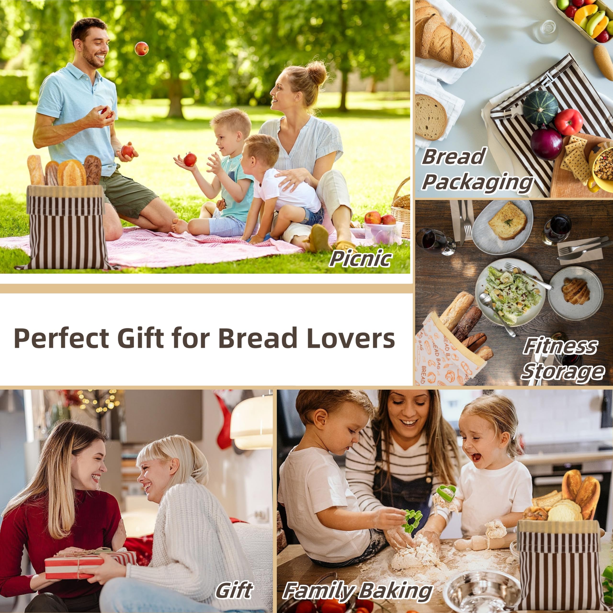 GDDAY breathable beeswax bag preserves crust and crumb texture