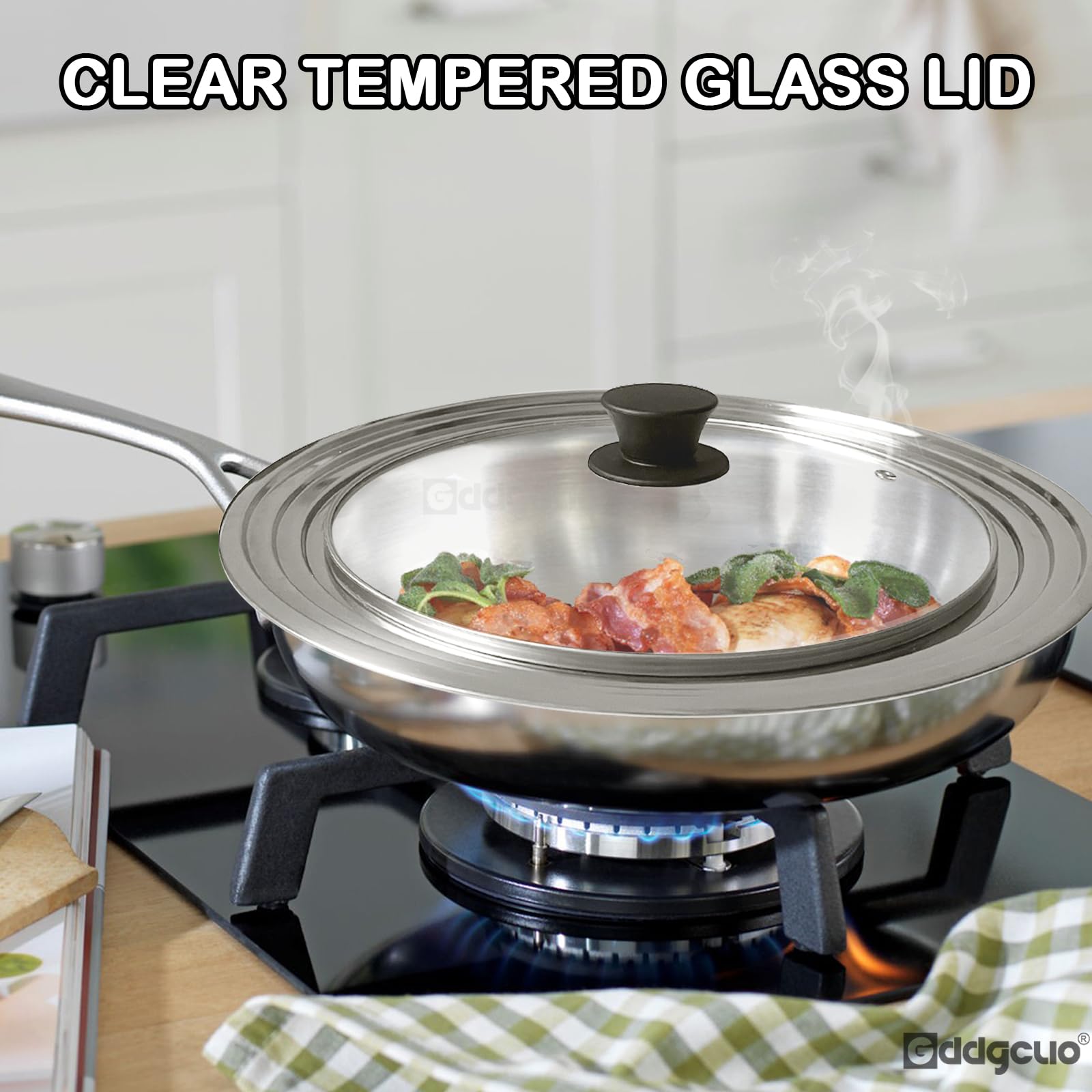 GDDGCUO stainless steel construction for durable, high-heat use