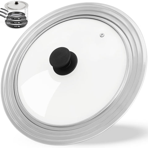 GDDGCUO universal lid on a large pot helps monitor simmering easily