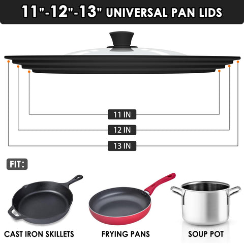 GDDGCUO 13-inch lid with glass viewing panel enables progress checks