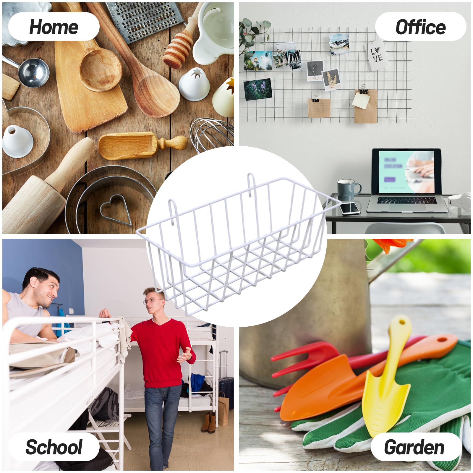 Gddochn multi-purpose grid storage for kitchen, plants, or tools