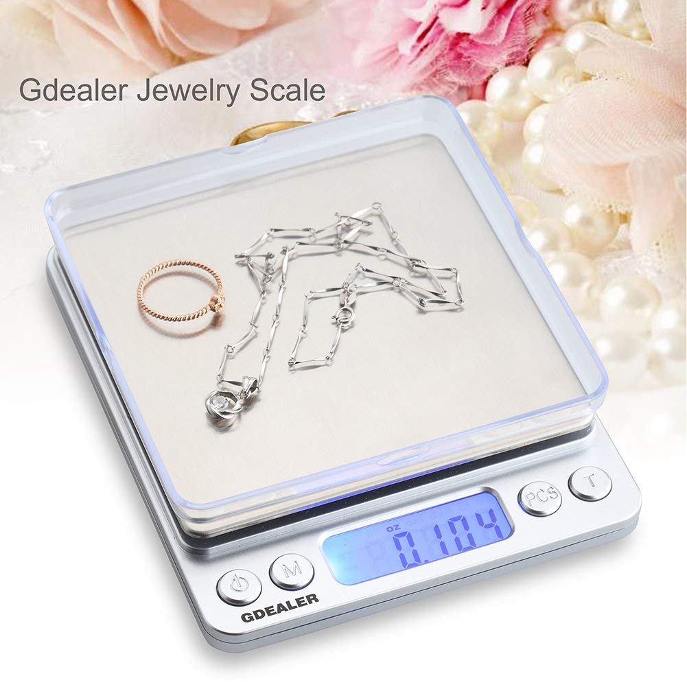 GDEALER food scale compact design fits small kitchens.