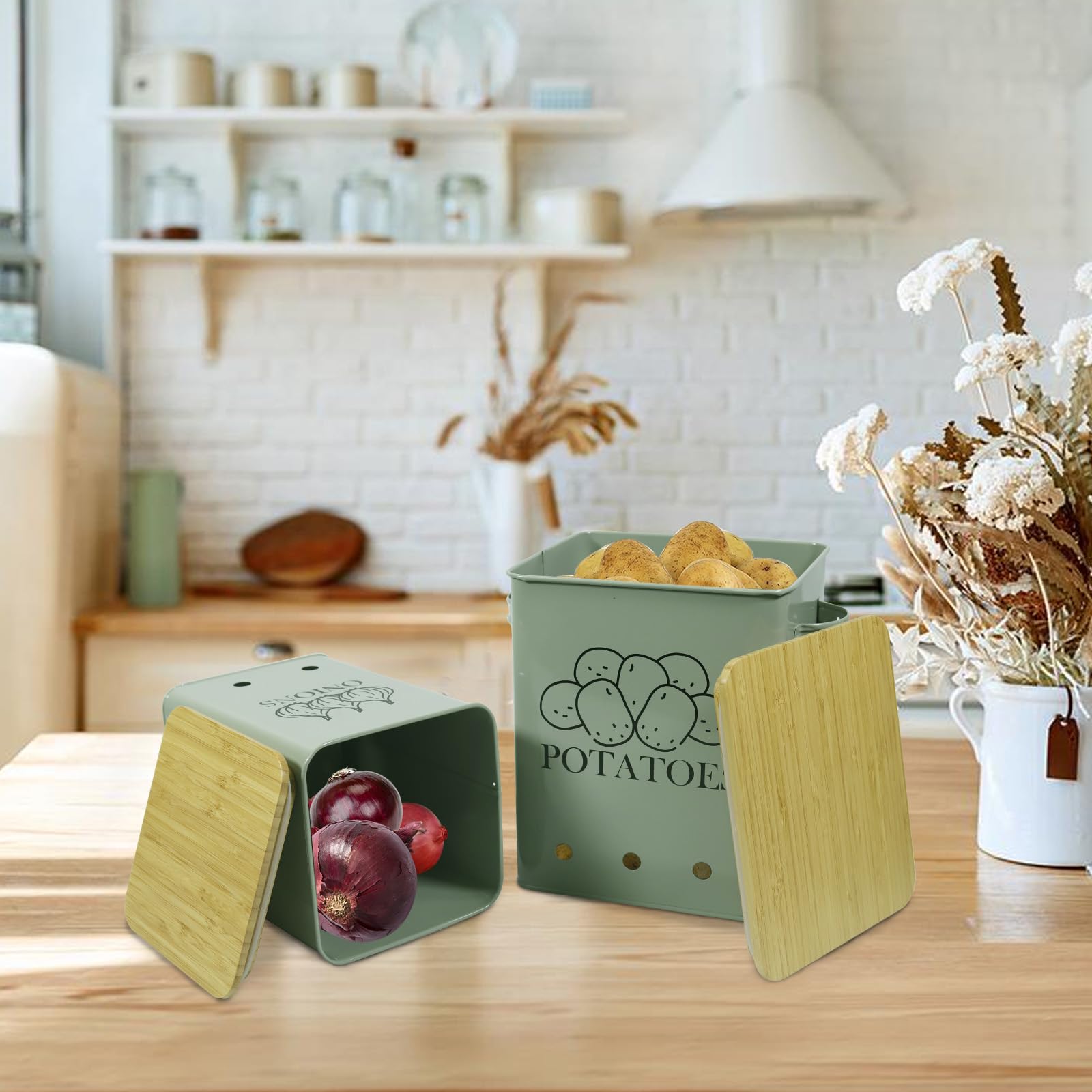 Gdfjiy deep storage tins suit weekly meal prep and larger batches.