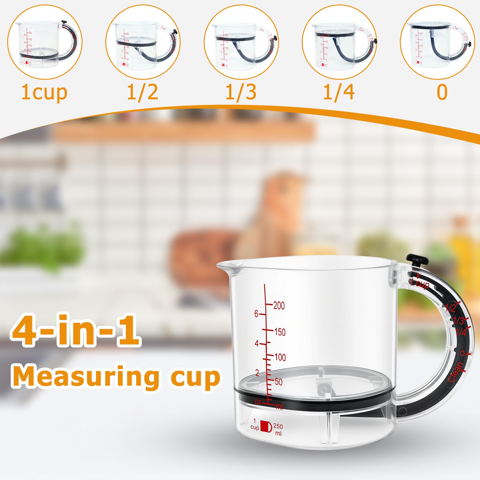 GDGJWL ideal for liquids and dry ingredients in recipes and meal prep.