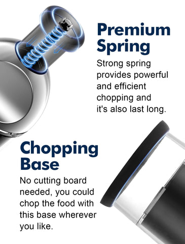 GDL Food Chopper handles nuts and celery with efficient chopping