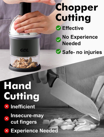 GDL Food Chopper onion garlic mincer for flavorful results