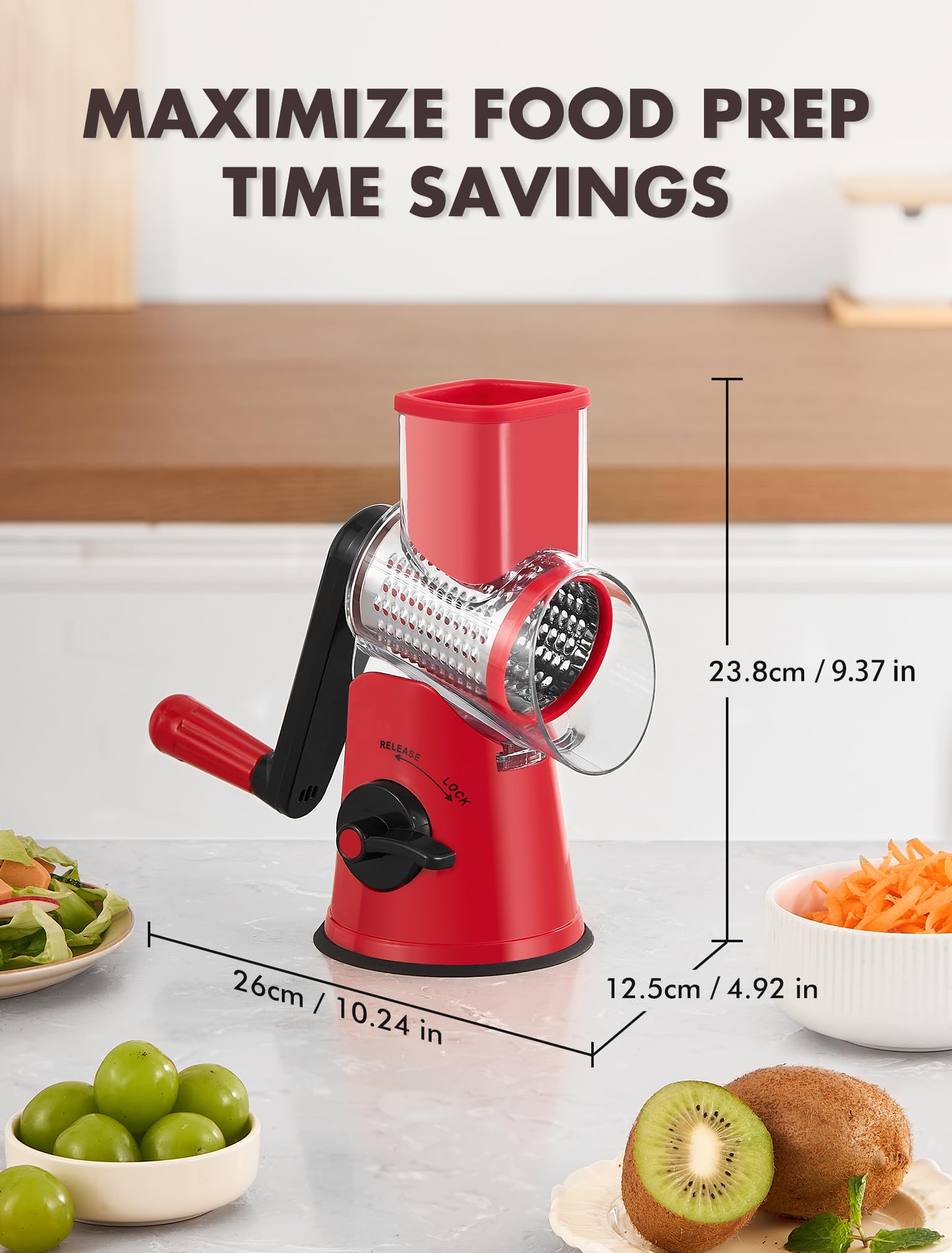 GDL detachable parts are dishwasher-safe for quick cleanup