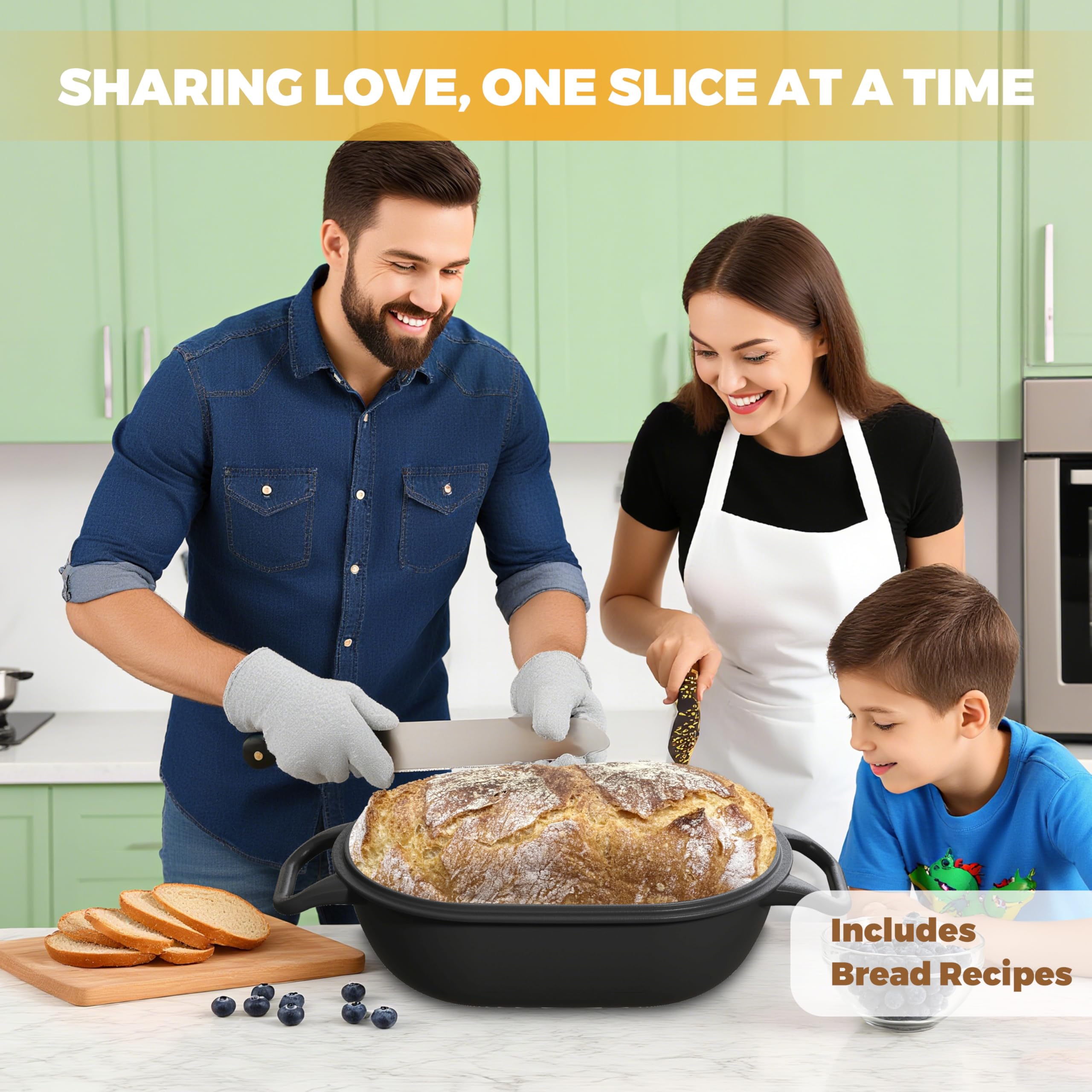 GdnWings oval shape ideal for artisan crust development.
