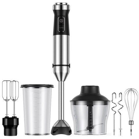 GDOR 6-in-1 immersion blender handle for comfortable control during blending