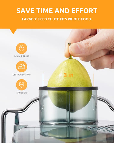 GDOR dual-speed controls adapt to soft and hard produce.