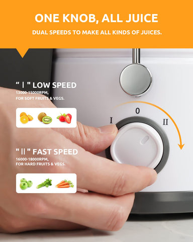 GDOR foam separator helps pour clearer juice with less foam.