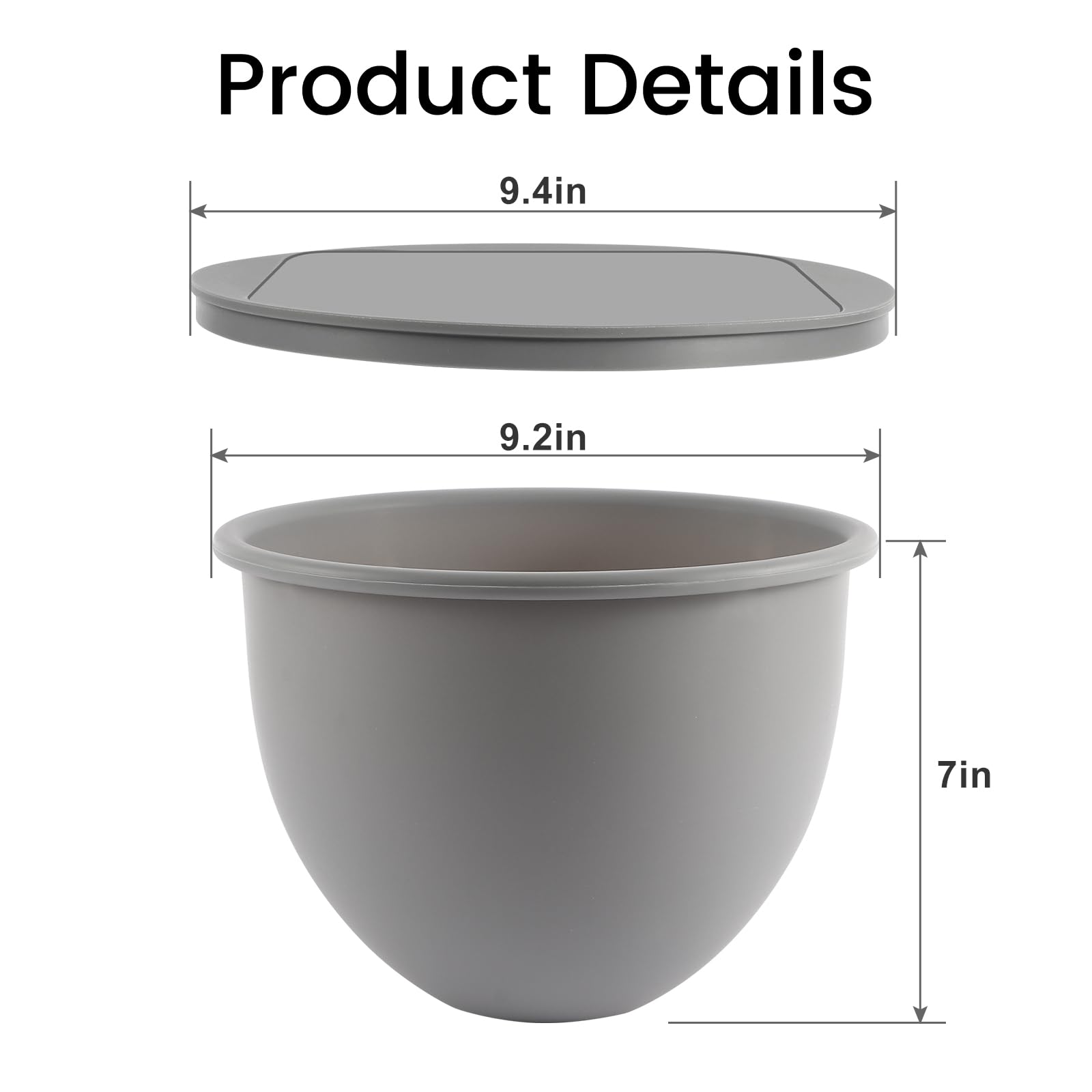 Gdrtwwh silicone liner handling hot and cold mixtures safely