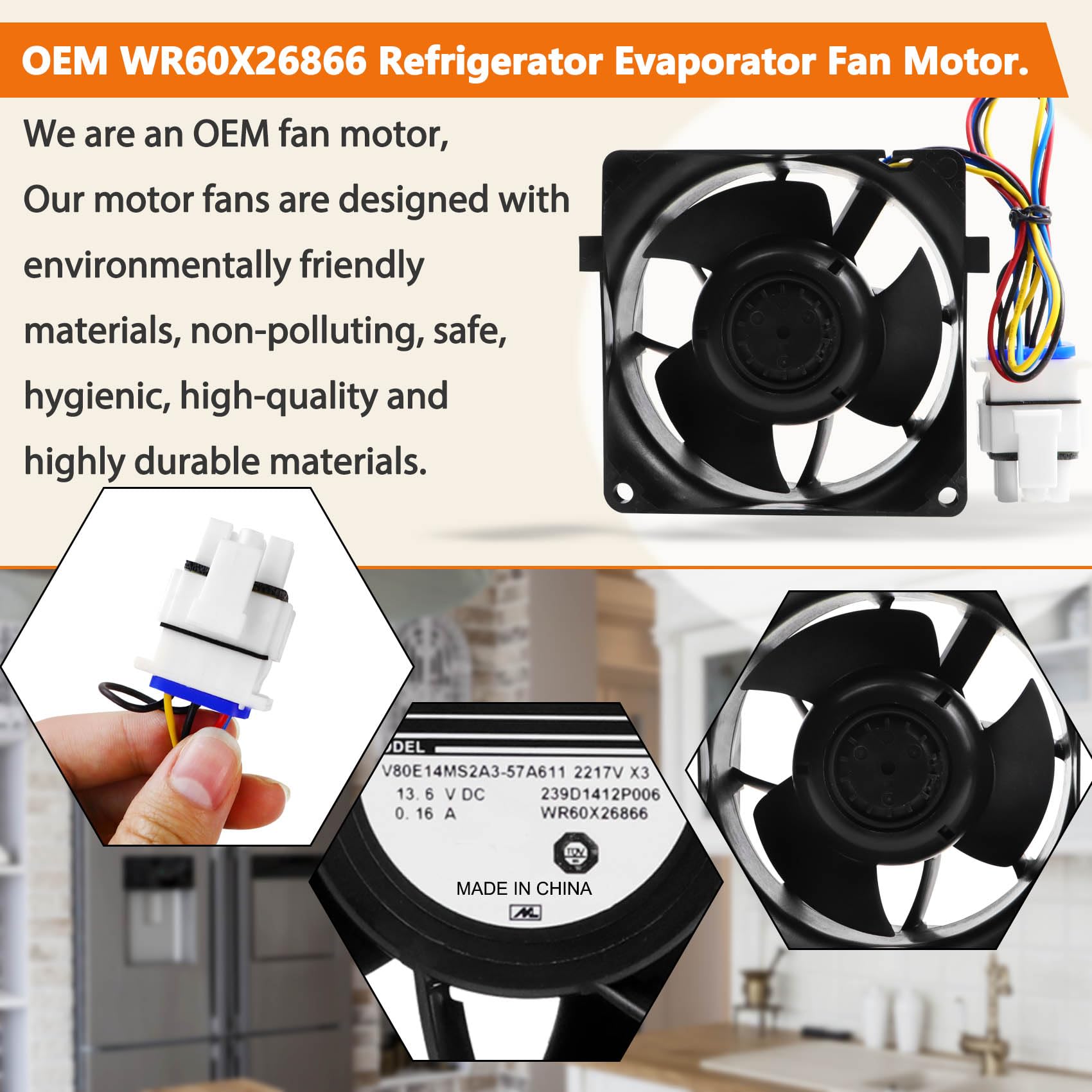 Airflow and temperature stability with WR60X26866