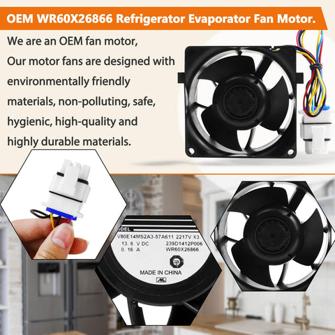 Airflow and temperature stability with WR60X26866