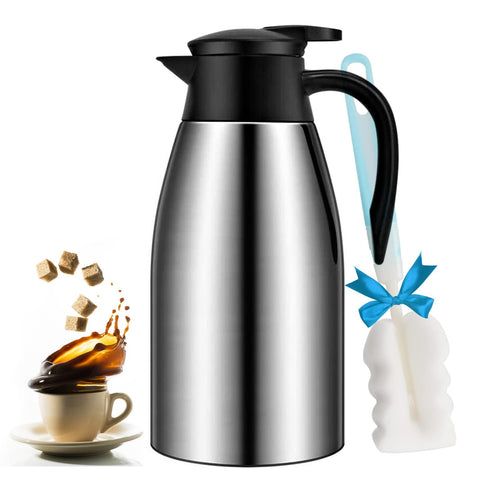 GearRoot coffee carafe with pour-spout for easy one-handed serving