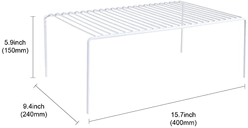 GEDLIRE durable metal shelves maximize cabinet storage space.