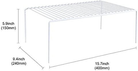GEDLIRE durable metal shelves maximize cabinet storage space.